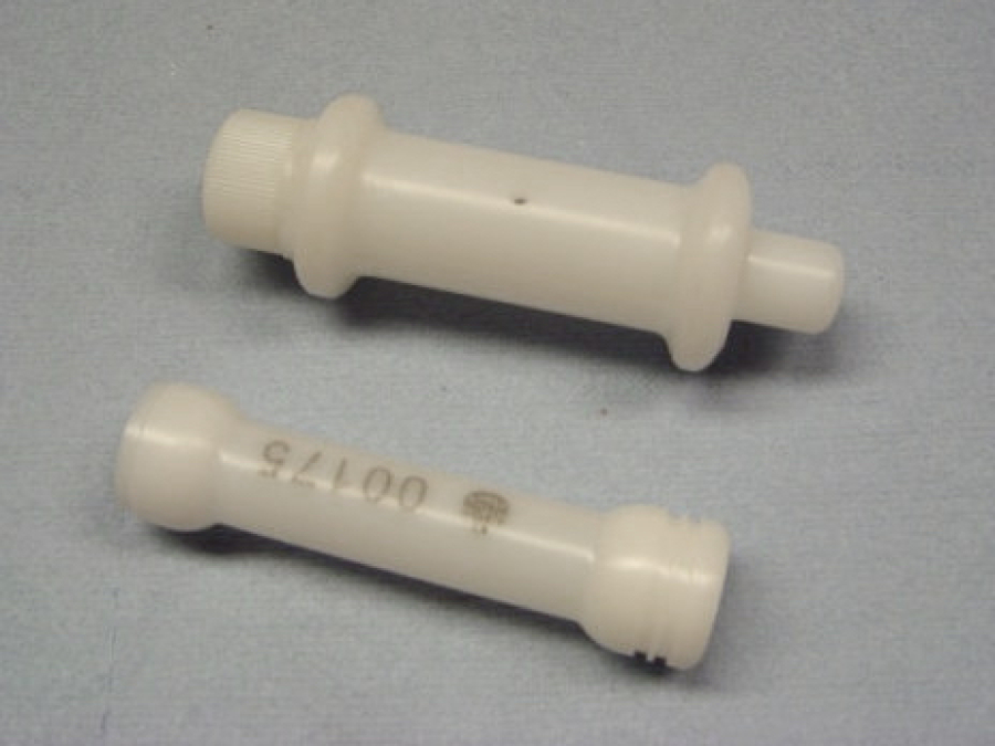 Rohrpostkapsel aus Kunststoff für pulverförmige Proben